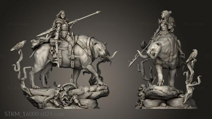 Figurines heroes, monsters and demons (someOne LOST KINGDOM Cloak, STKM_16000) 3D models for cnc