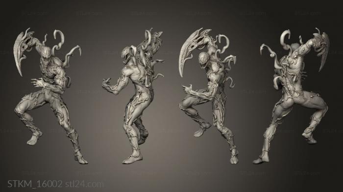 Figurines heroes, monsters and demons (Son space flubber on and carnage, STKM_16002) 3D models for cnc