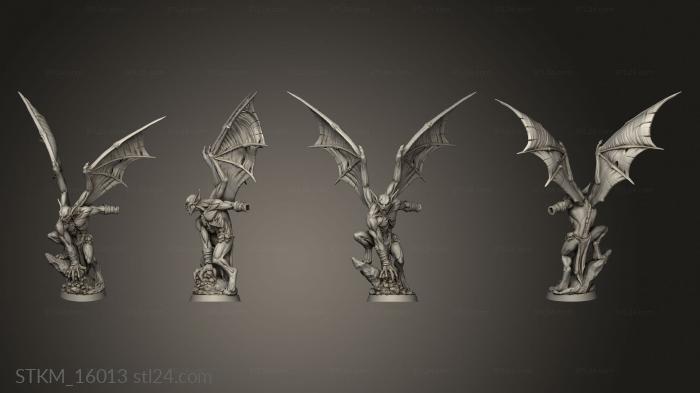 Статуэтки герои, монстры и демоны (Душа Вампира Ваал Кан Перворожденный, STKM_16013) 3D модель для ЧПУ станка