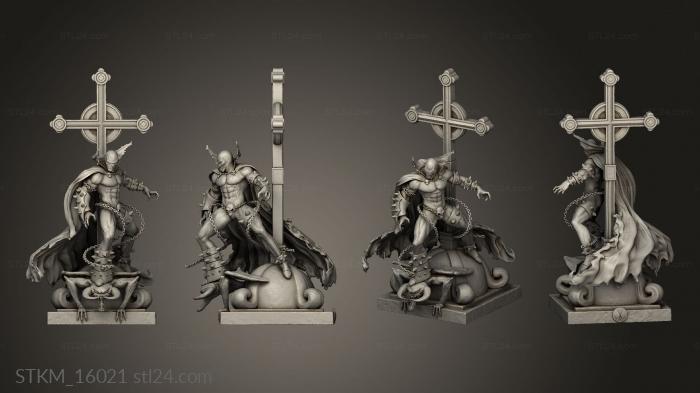 Figurines heroes, monsters and demons (Spawn, STKM_16021) 3D models for cnc