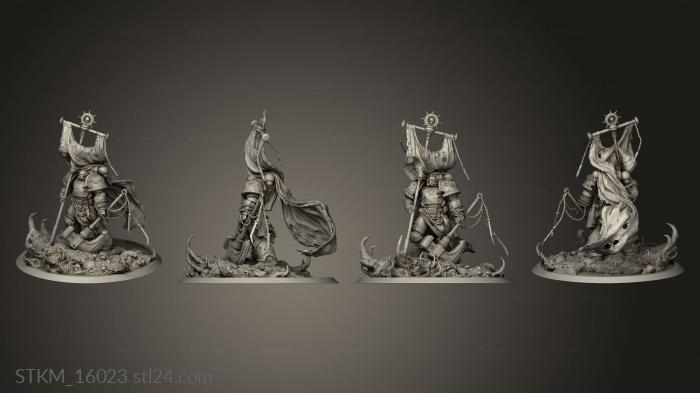 Figurines heroes, monsters and demons (Space Marine Banner, STKM_16023) 3D models for cnc