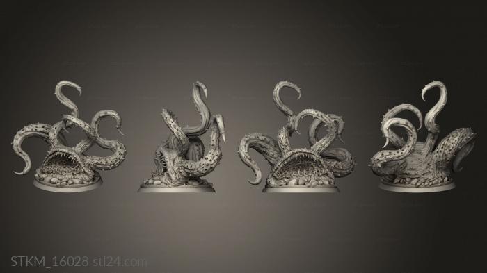 Статуэтки герои, монстры и демоны (Зул Через Пожирателя Миазмов, STKM_16028) 3D модель для ЧПУ станка