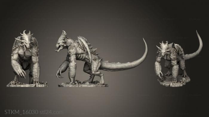 Figurines heroes, monsters and demons (Zuth Inch, STKM_16030) 3D models for cnc