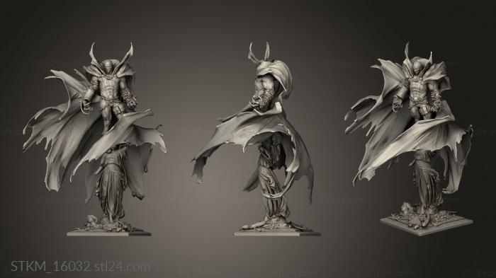 Figurines heroes, monsters and demons (SPAWN, STKM_16032) 3D models for cnc