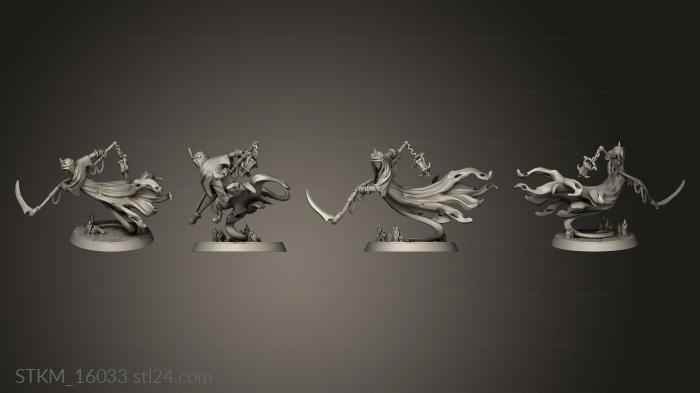 Статуэтки герои, монстры и демоны (Призрак, STKM_16033) 3D модель для ЧПУ станка