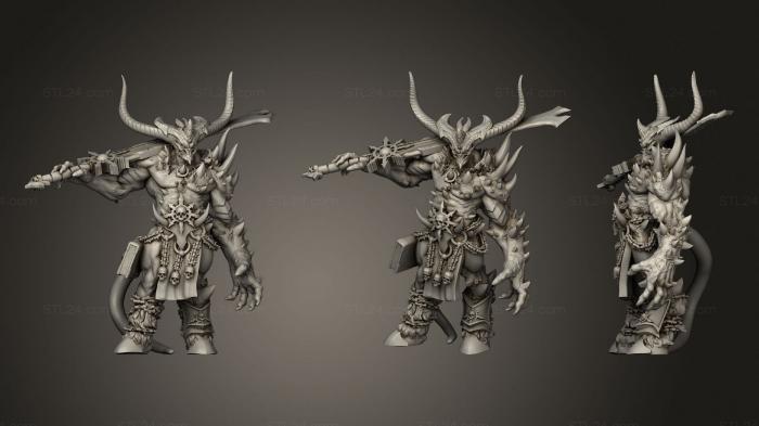 Figurines heroes, monsters and demons (Alastor b, STKM_1604) 3D models for cnc