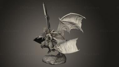 Figurines heroes, monsters and demons (Xylaarion, STKM_16047) 3D models for cnc