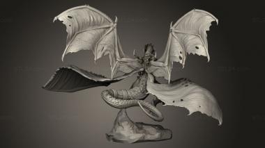 Figurines heroes, monsters and demons (Xylaarion, STKM_16047) 3D models for cnc