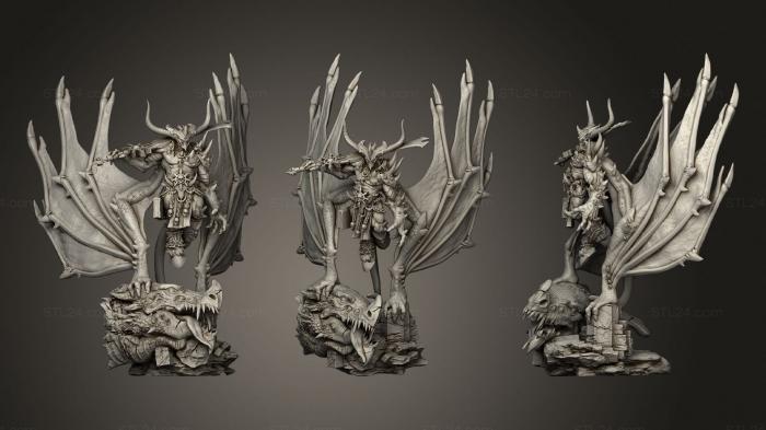 Figurines heroes, monsters and demons (Alastor d, STKM_1605) 3D models for cnc