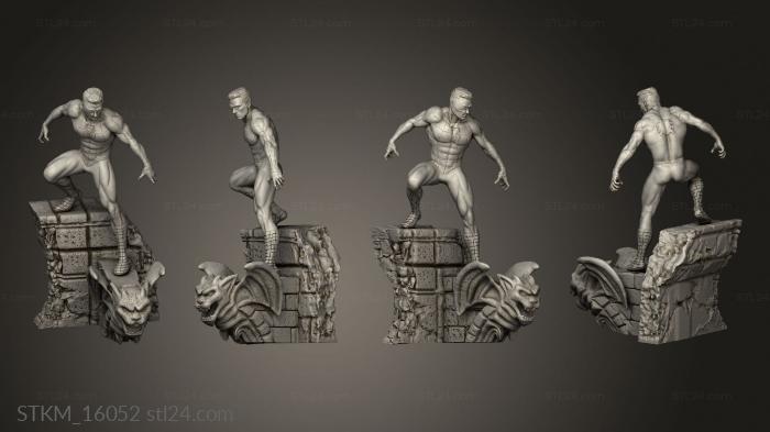 Статуэтки герои, монстры и демоны (Паучий деллото, STKM_16052) 3D модель для ЧПУ станка