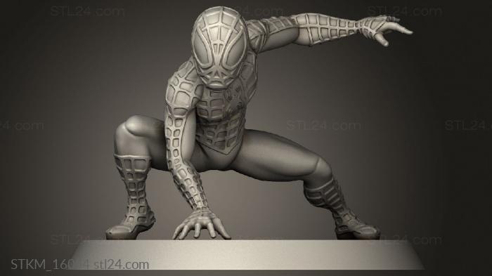 Figurines heroes, monsters and demons (spiderman bh fig idi Knight Soul, STKM_16054) 3D models for cnc