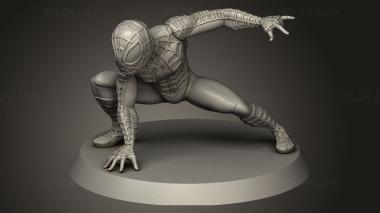 Figurines heroes, monsters and demons (spiderman bh fig idi Knight Soul, STKM_16054) 3D models for cnc