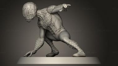 Figurines heroes, monsters and demons (spiderman bh fig idi Knight Soul, STKM_16054) 3D models for cnc