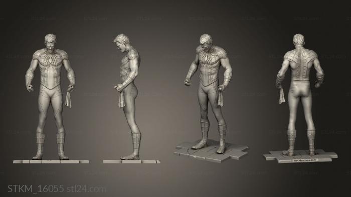 Figurines heroes, monsters and demons (Spiderman spider man eastman, STKM_16055) 3D models for cnc