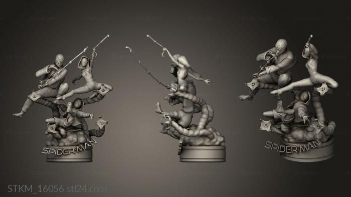 Figurines heroes, monsters and demons (Spiderman Mutiverse, STKM_16056) 3D models for cnc