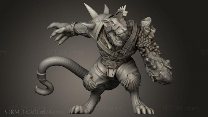 Figurines heroes, monsters and demons (Star Player Claw, STKM_16073) 3D models for cnc