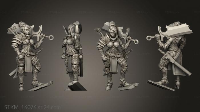 Figurines heroes, monsters and demons (Star Reach Elite Rose, STKM_16076) 3D models for cnc