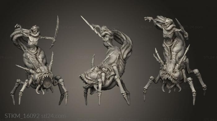 Figurines heroes, monsters and demons (Stinger, STKM_16092) 3D models for cnc