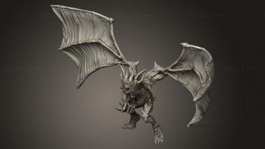 Figurines heroes, monsters and demons (Vampire and Knights Blood Wing Sonus, STKM_16115) 3D models for cnc