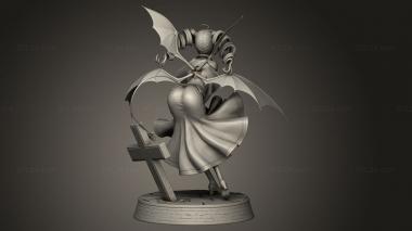 Figurines heroes, monsters and demons (Succubus Lilith Shijia shell LT Tу, STKM_16118) 3D models for cnc