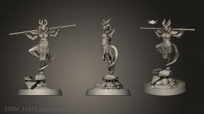 Figurines heroes, monsters and demons (The Sidewinders Loop Tieflings, STKM_16131) 3D models for cnc