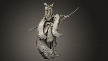 Figurines heroes, monsters and demons (Tails from the Garden ahrilanna, STKM_16155) 3D models for cnc