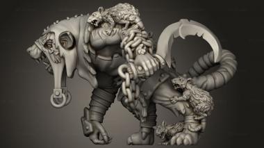 Figurines heroes, monsters and demons (Tails from the Garden Brothers Grimm will ratling, STKM_16156) 3D models for cnc