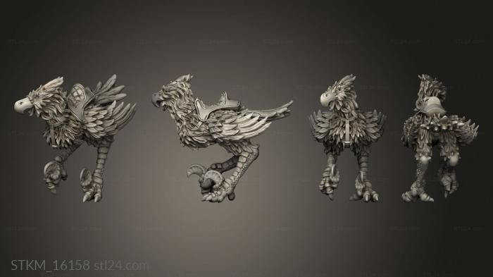 Figurines heroes, monsters and demons (Talarian Light Cavalry Rokabo, STKM_16158) 3D models for cnc