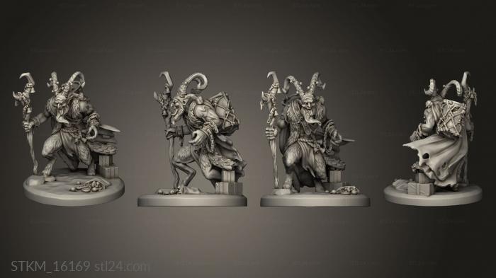 Figurines heroes, monsters and demons (Tales Yaga moors Krampus, STKM_16169) 3D models for cnc