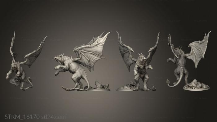 Figurines heroes, monsters and demons (White Werewolf Tavern Drag key, STKM_16170) 3D models for cnc