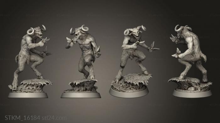 Figurines heroes, monsters and demons (Tangleheart Forest Ever Hungry Faun, STKM_16184) 3D models for cnc