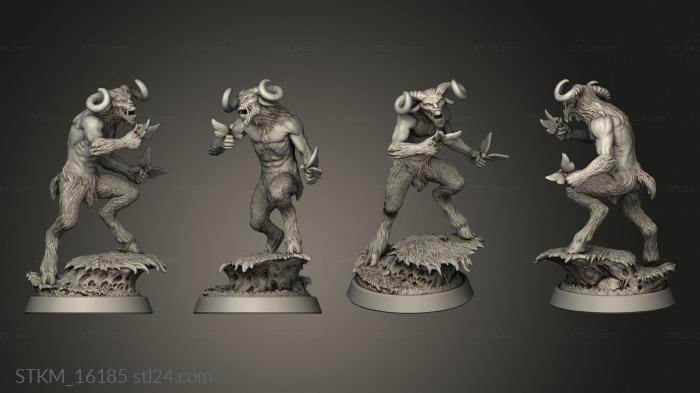 Figurines heroes, monsters and demons (Tangleheart Forest Ever Hungry Faun, STKM_16185) 3D models for cnc