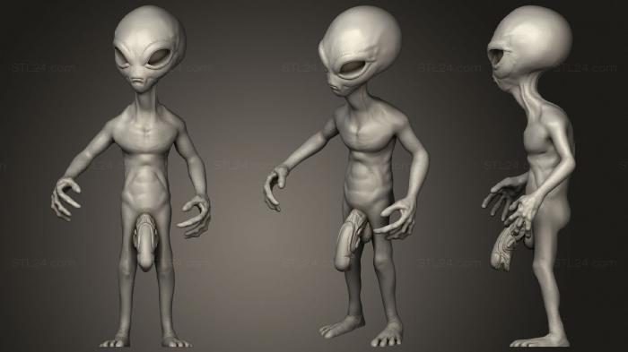 Alien with Dick Balls