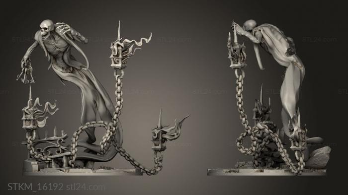 Figurines heroes, monsters and demons (Wraith Kings Gatekeepers Top, STKM_16192) 3D models for cnc