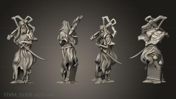 Figurines heroes, monsters and demons (Nighthaunt Kosher Vs crossbowmen, STKM_16208) 3D models for cnc