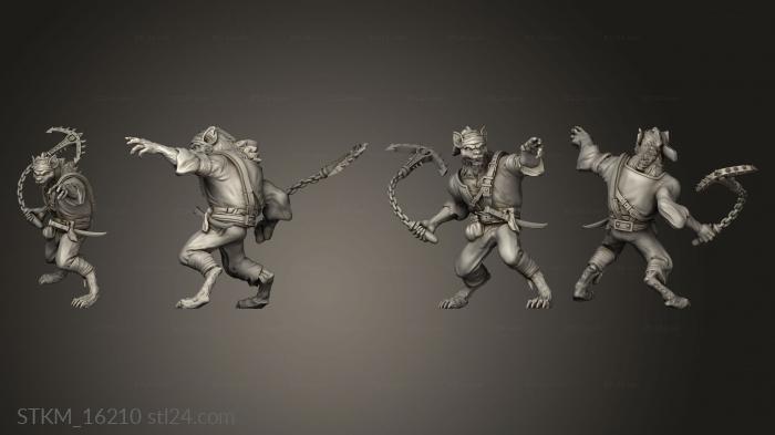 Figurines heroes, monsters and demons (Red Clay Gnolls the Dead sea Gnoll, STKM_16210) 3D models for cnc