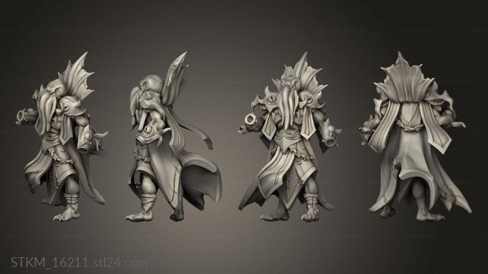 Figurines heroes, monsters and demons (The Ancients Characters ancient, STKM_16211) 3D models for cnc