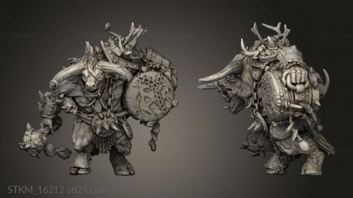 Figurines heroes, monsters and demons (The Astabryds taurastar, STKM_16212) 3D models for cnc