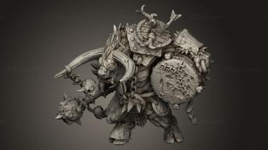 Figurines heroes, monsters and demons (The Astabryds taurastar, STKM_16212) 3D models for cnc