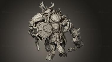 Figurines heroes, monsters and demons (The Astabryds taurastar, STKM_16212) 3D models for cnc