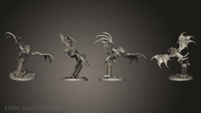Figurines heroes, monsters and demons (The Bloodhunt Bloodfiend Riders Rider saddle, STKM_16220) 3D models for cnc