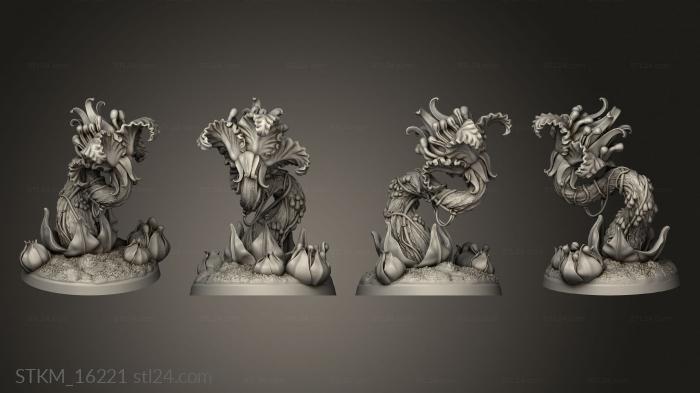 Figurines heroes, monsters and demons (the budding snatcher, STKM_16221) 3D models for cnc