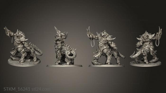 Figurines heroes, monsters and demons (The Demon King Spawn Astaroth Soulforged, STKM_16241) 3D models for cnc