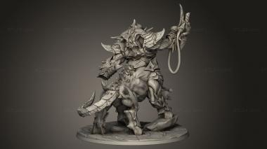 Figurines heroes, monsters and demons (The Demon King Spawn Astaroth Soulforged, STKM_16241) 3D models for cnc