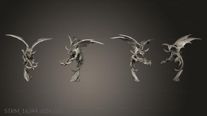Figurines heroes, monsters and demons (The Demon King Spawn Gorge Imps, STKM_16244) 3D models for cnc