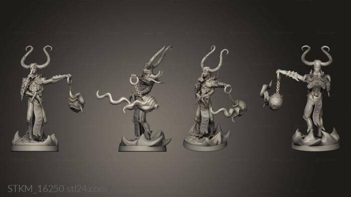 Figurines heroes, monsters and demons (The Dormant God Deceit, STKM_16250) 3D models for cnc