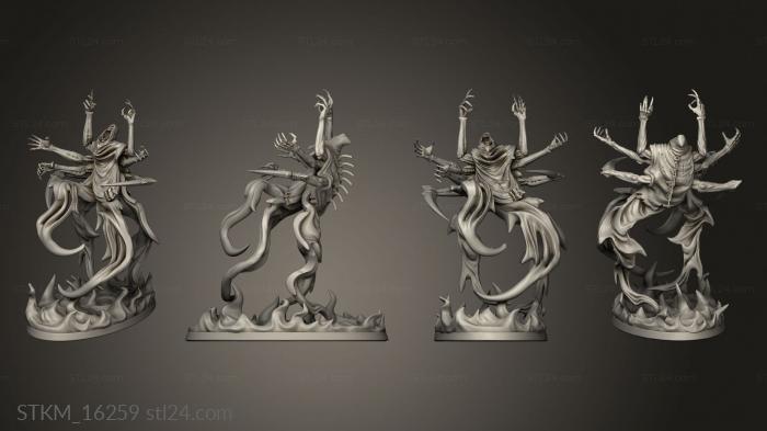 Figurines heroes, monsters and demons (The Dormant God Fear Greater Fiend, STKM_16259) 3D models for cnc