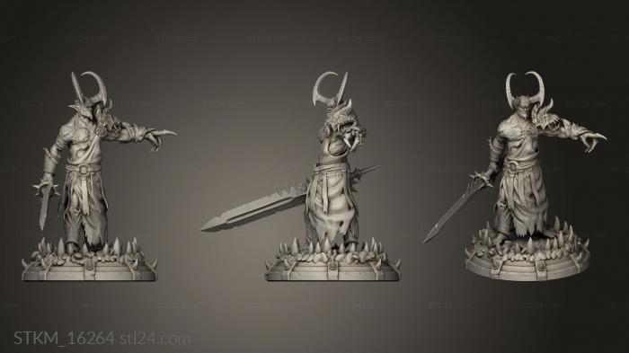 Figurines heroes, monsters and demons (The Dormant God Hatred Arameth, STKM_16264) 3D models for cnc