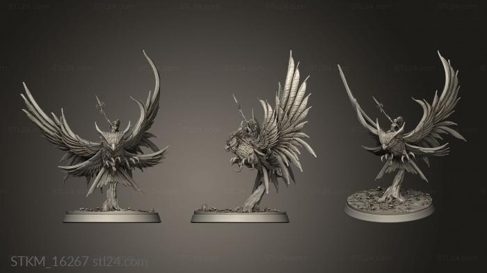 Figurines heroes, monsters and demons (Yel Tuan Epic Pashentiuu, STKM_16267) 3D models for cnc