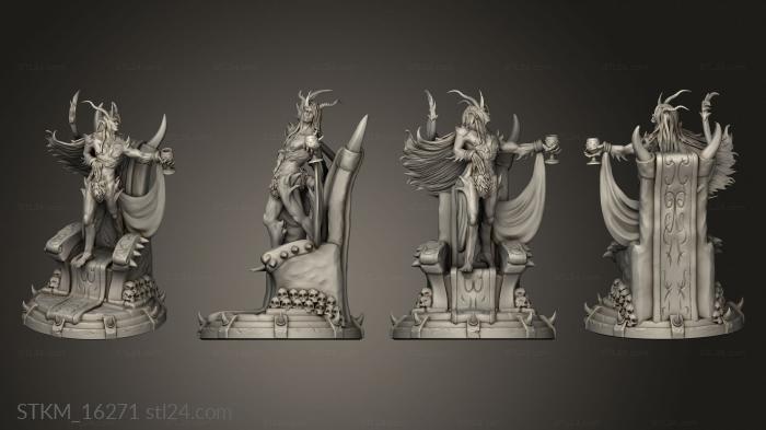 Figurines heroes, monsters and demons (The Dormant God ulgence Phattius, STKM_16271) 3D models for cnc